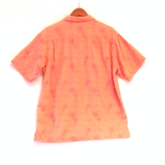 Columbia Sportswear Company Orange Tropical Shirt - Picture 6 of 8